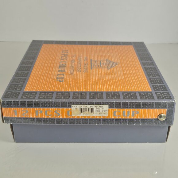 MCM, Hani Trading Company Japan, White Porcelain and Platinum. Sake-Cawa Cups - Picture 9 of 12